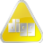 Yellow Digg Icon 48x48 png